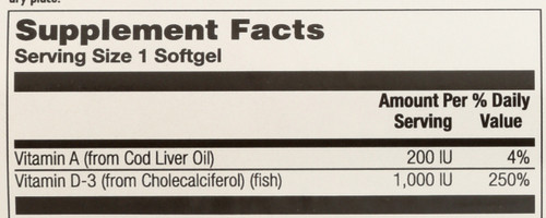 D-3 1000 IU Activgels 1000 IU 100 Softgels