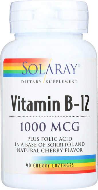 Vitamin B-12 Berry 90 90 Cherry Lozenges