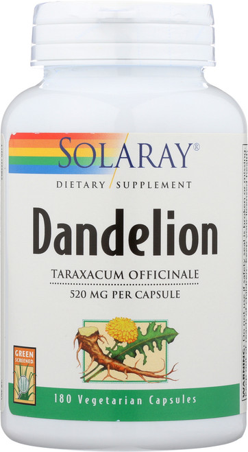 Dandelion Root 180 Vegetarian Capsules 520mg