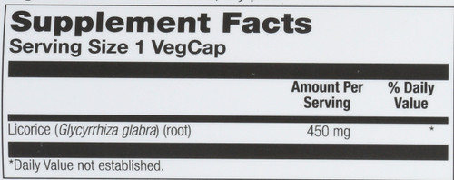 Licorice Root 100 Vegetarian Capsules