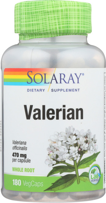 Valerian Root 180 Vegetarian Capsules