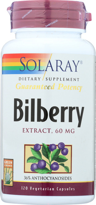 Bilberry Berry Extract 120 Vegetarian Capsules