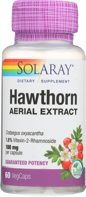Hawthorn Aerial Extract 100mg 60 Vegetarian Capsules