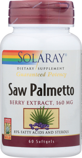 Saw Palmetto Berry Extract 60 Softgels