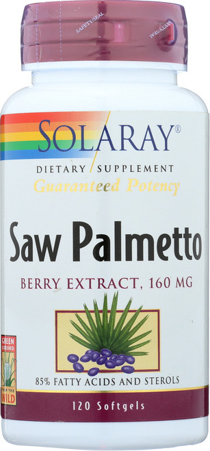 Saw Palmetto Berry Extract 120 Softgels