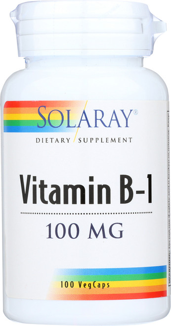 Vitamin B-1 100mg 100 Vegetarian Capsules