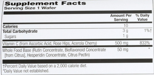 Vitamin C Cherry 500mg 100 Wafers