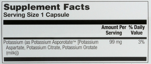 Potassium Asporotate 200 Capsules