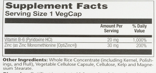 Optizinc 30mg 60 Vegetarian Capsules