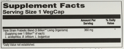 Multidophilus 3 Strain Probiotic 3 Billion CFU** 100 Vegetarian Capsules