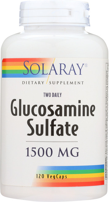 Glucosamine Sulfate, Two Daily 1500mg 120 Vegetarian Capsules