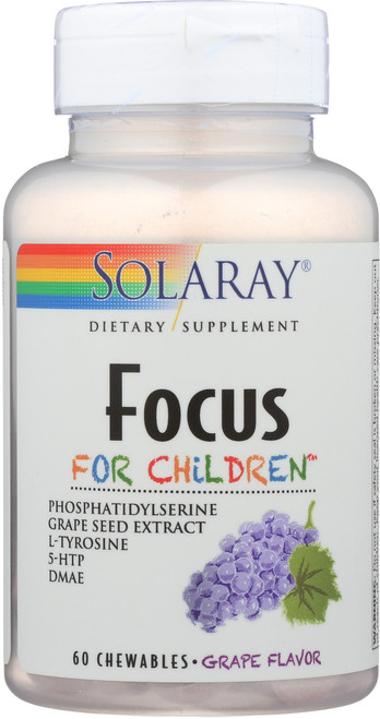 Focus For Children Grape 60 Chewables