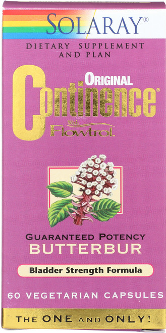 Continence With Flowtrol, Bladder Control Formula 60 Vegetarian Capsules