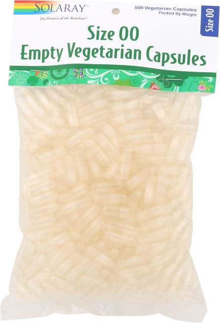 Empty Veg Caps Size 00 500 Vegetarian Capsules