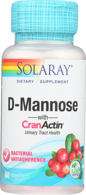D-Mannose With Cranactin® Cranberry Extract 60 Capsules
