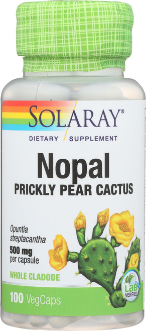Nopal, Prickly Pear Cactus 100 Vegetarian Capsules