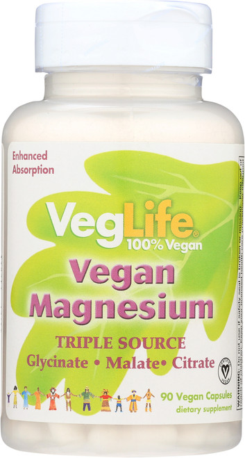 Magnesium, Vegan 90 Vegan Capsules