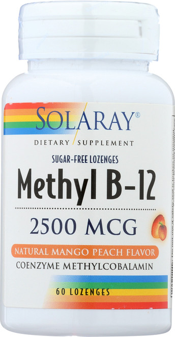 Methyl B-12 Mango Peach 60 Lozenges