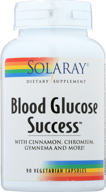 Blood Glucose Success, Blood Sugar Support Formula Cinnamon, Chromium, Gymnema 90 Vegetarian Capsules