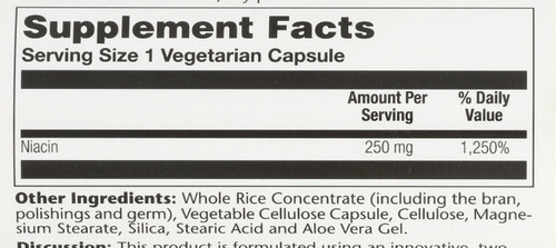 Niacin, Two-Stage Timed-Release 100 Vegetarian Capsules