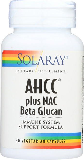 Ahcc® Plus Nac & Beta Glucan, Immune System Support 30 Vegetarian Capsules