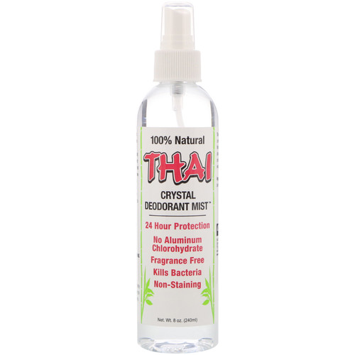 THAI Natural Crystal Deodorant Mist Spray (8 Fluid Ounces)