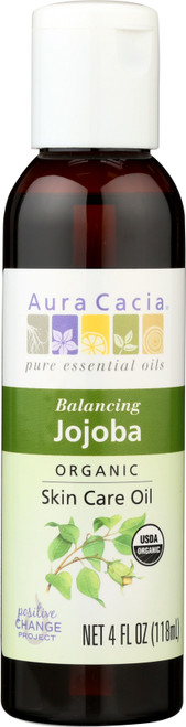Jojoba Certified Organic Skin Care Oil  4 Fl Oz  118 Milliliter