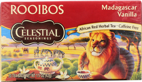 Herbal Tea Madagascar Vanilla Rooibos Tea 20 Each 1.5 Ounce