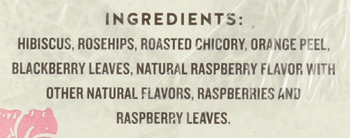 Herbal Tea Raspberry Zinger 20 Each 1.6 Ounce