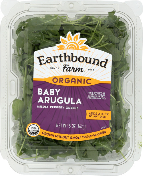 Organic Baby Arugula  5 Ounce 142 Gram