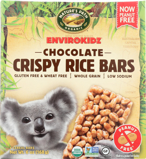 Crispy Rice Bars Chocolate 6 Each 6 Ounce