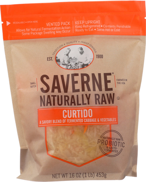 Curtido-Naturally Raw  16 Ounce 1 Pound