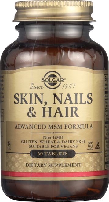 Skin, Nails & Hair Advanced Msm Formula 60 Count