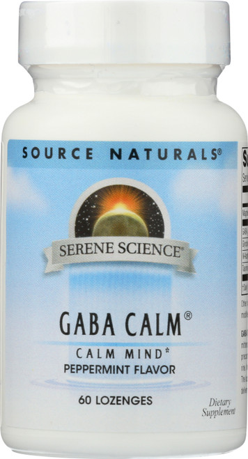 Gaba Calm Peppermnt Lozeng 60T Serene Science® Gaba Calm Peppermint 60 Count