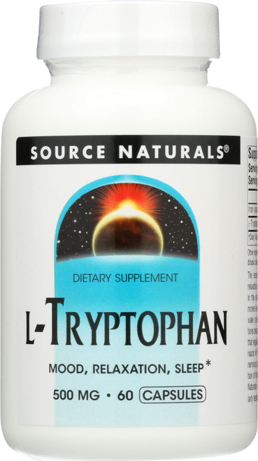 L-Tryptophan L-Tryptophan 500 Mg 60 Count