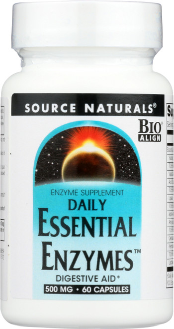 Essential Enzymes 500Mg 60C Essential Enzymes 500 Mg 60 Count