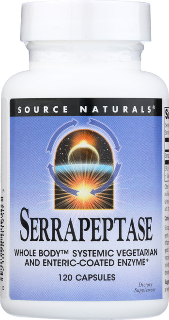 Serrapeptase 500Mg 120 Cap  120 Count