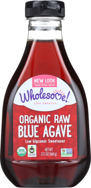 Organic Raw Blue Agave Low Glycemic Sweetener 23.5 Ounce 666 Gram