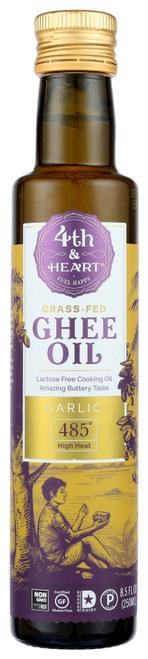 Ghee Oil Blend Garlic High Heat Cooking Oil 8.5oz