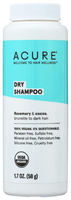 Dry Shampoo - Brunette To Dark Hair Cocoa & Rosemary Dry Shampoo 1.7oz