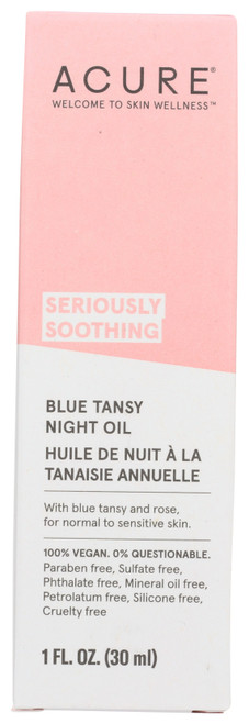 Seriously Soothing Blue Tansy Night Oil 1oz