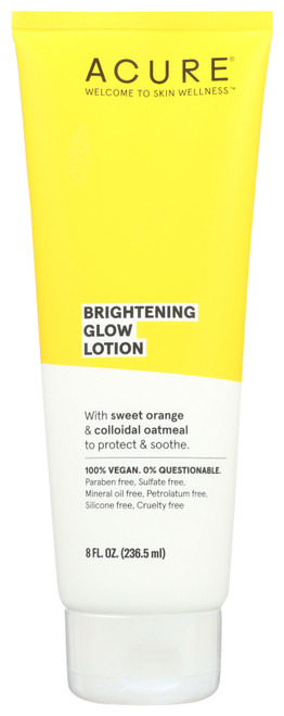 Brightening Glow Moisture Lotion Sweet Orange & Colloidal Oatmeal To Protect & Soothe. Better Planet Brands LLC 8oz