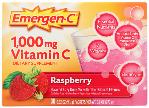 Emergen-C® Raspberry 30 Count