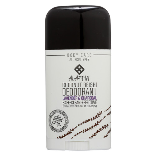 Everydday Coconut Charcoal Deodorant Lavender With Activated Charcoal & Reishi 2.65oz