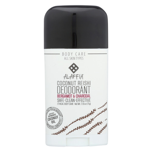 Everydday Coconut Charcoal Deodorant Bergamot With Activated Charcoal & Reishi 2.65oz