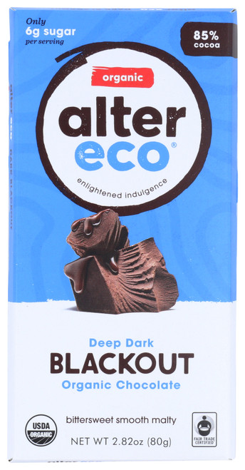 Chocolate Bar Bittersweet Cocoa 85% Cocoa 2.82oz