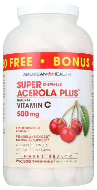Super Acerola Plus Berry 500mg Chewable 300 Count