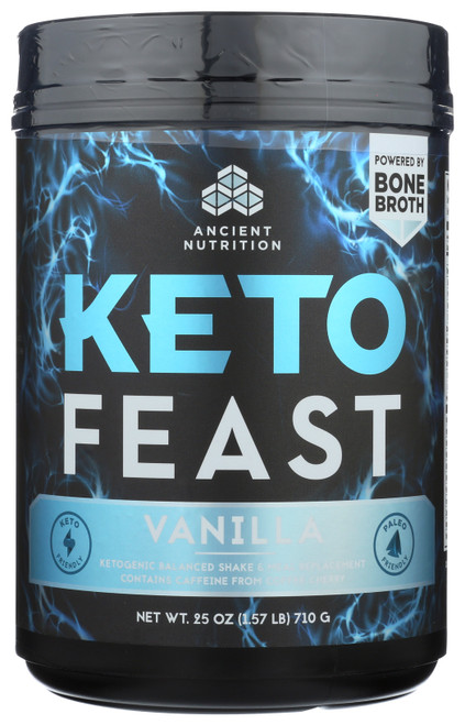 Keto Feast Vanilla Shake & Meal Replacement 25oz