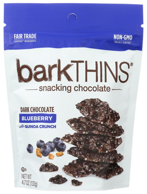 Barkthins Dark Chocolate, Blueberry With Quinoa Crunch 4.7oz
