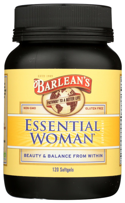 Essential Woman Soft Gels Lignan Flax And Evening Primrose Oil Blend 120 Count